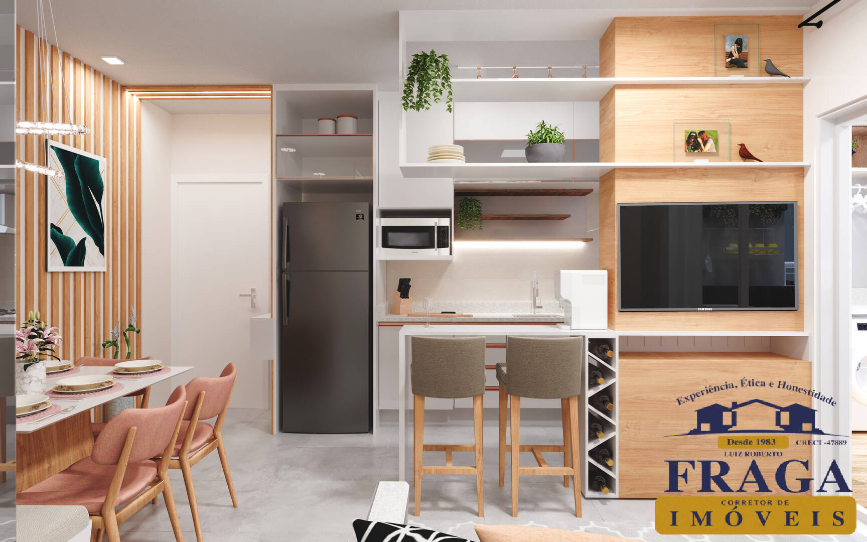 Apartamento à venda com 2 quartos, 55m² - Foto 3